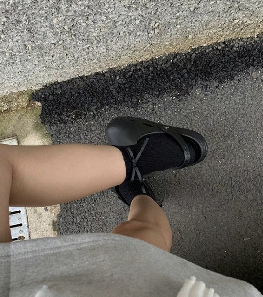 後跟蝴蝶結襪🎀