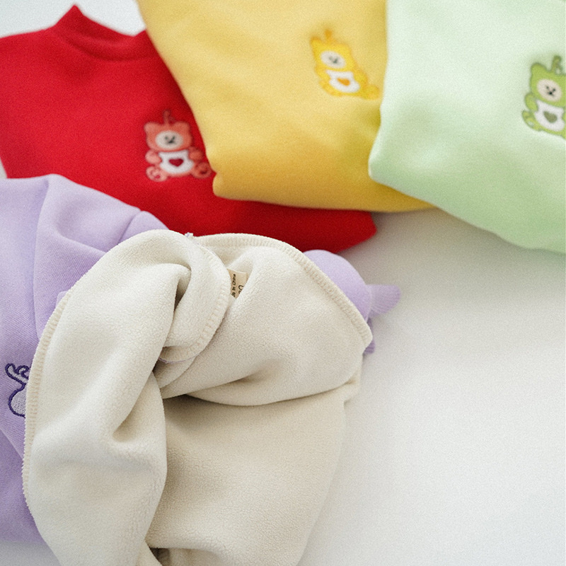 超可愛軟糖小熊加絨上衣