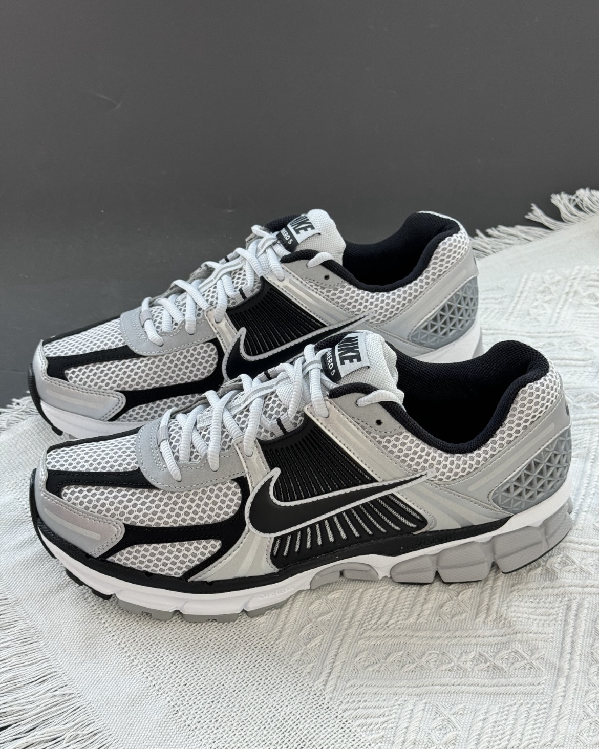 Nike Zoom Vomero 5 Metallic Silver 金屬銀黑 反光 復古 運動鞋 休閒鞋