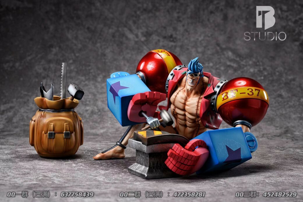 現貨GK BT STUDIO One Piece 海賊王 坐姿海賊團弗蘭奇