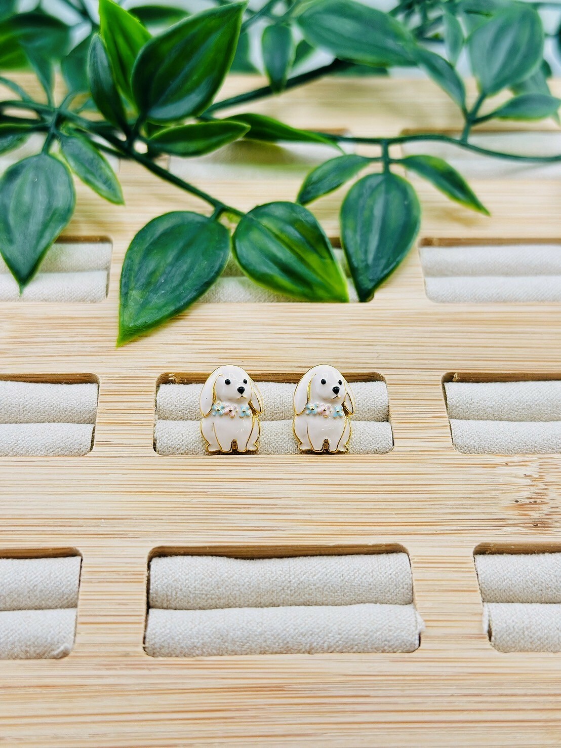 大耳狗平面耳環