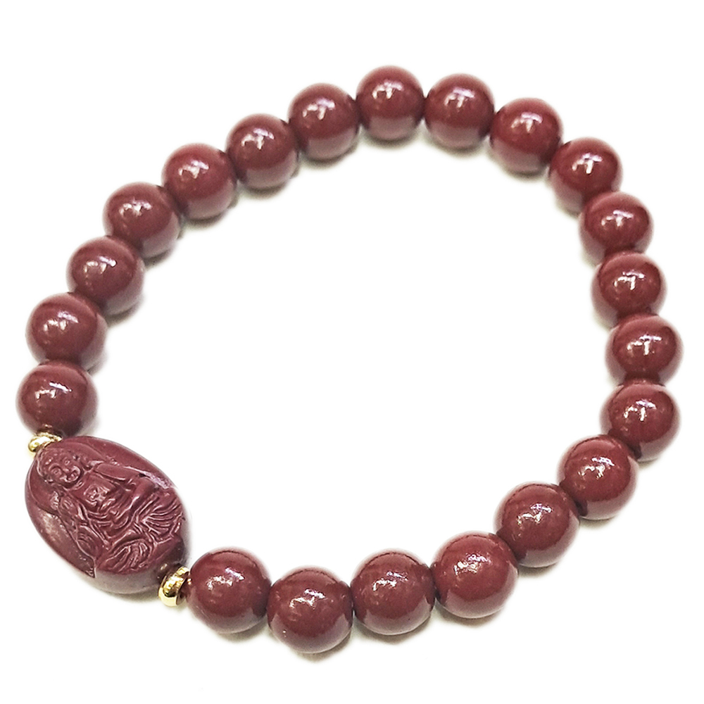 阿彌陀佛{紫金砂 硃砂}手珠8mm【十方】153928