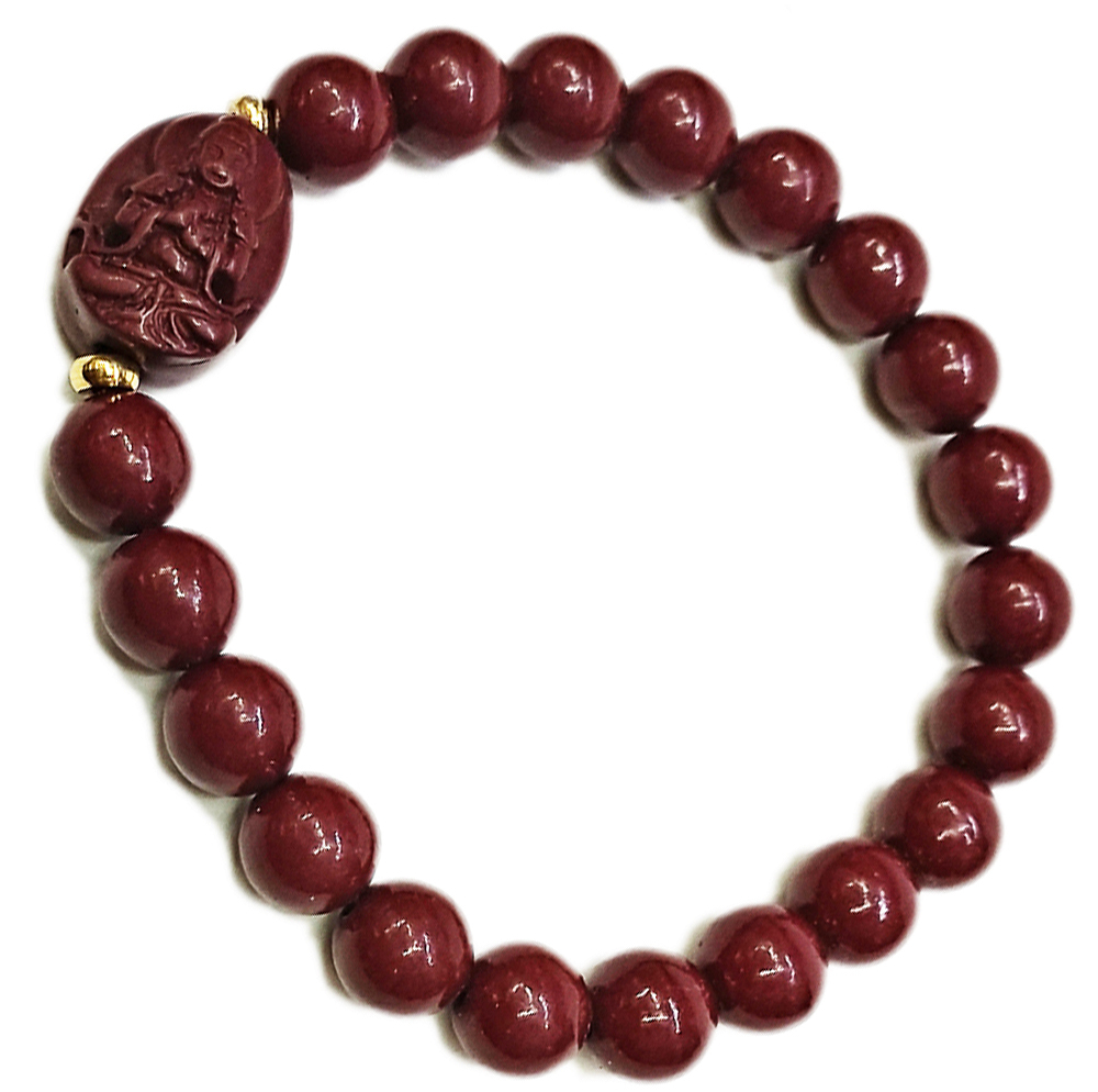 大日如來{紫金砂 硃砂}手珠8mm【十方】153929