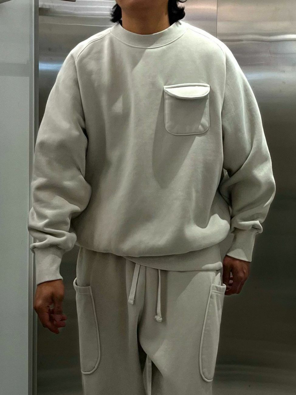 淨色袋口衛衣 HAND-053T