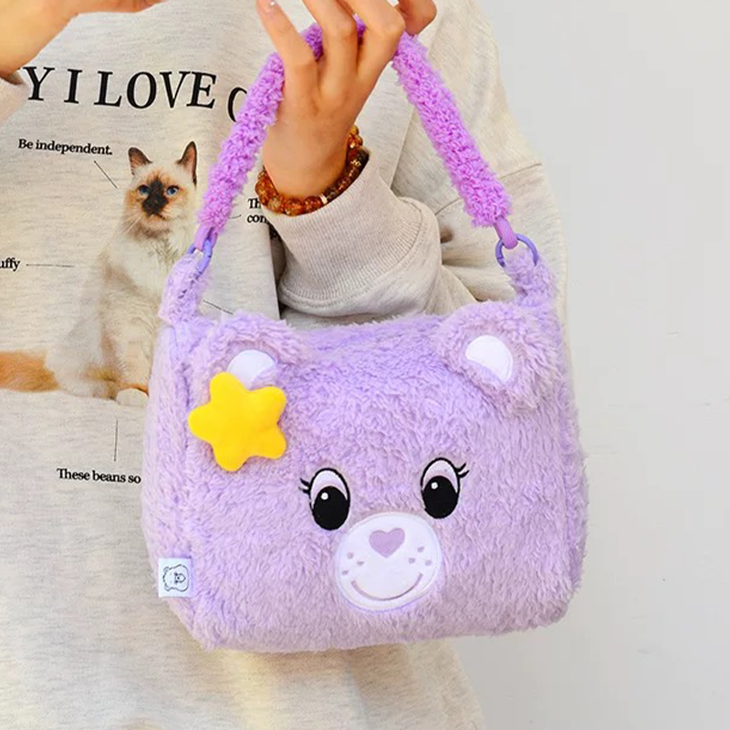 Care Bears 毛毛手提包｜化妝包｜萬用包