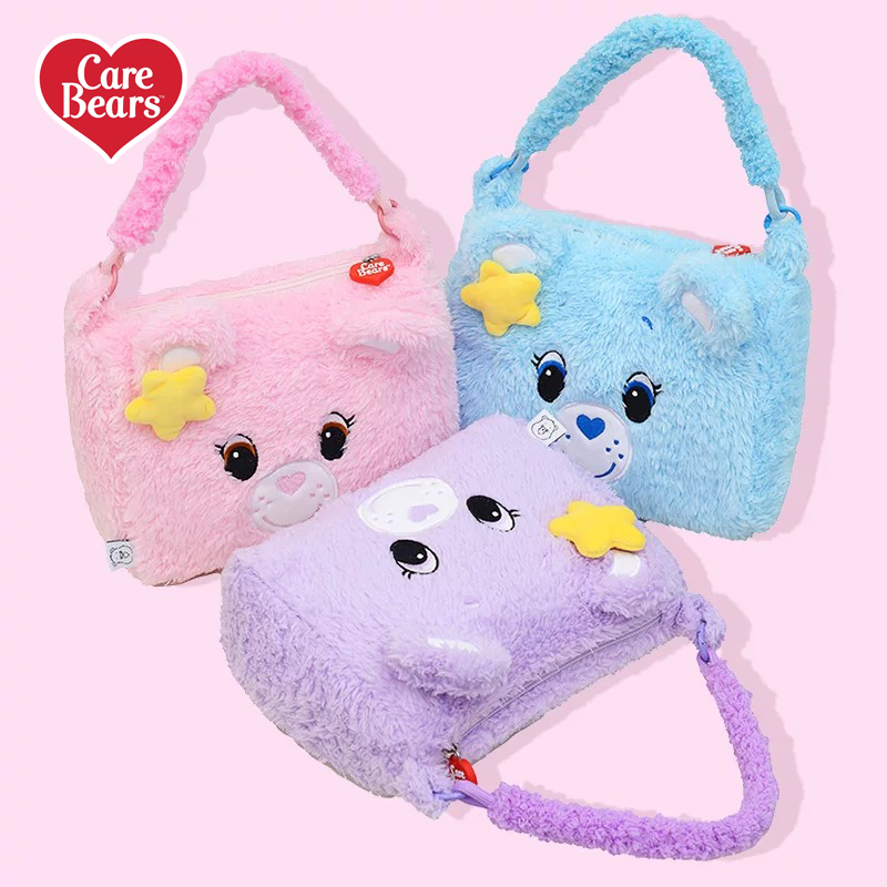 Care Bears 毛毛手提包｜化妝包｜萬用包