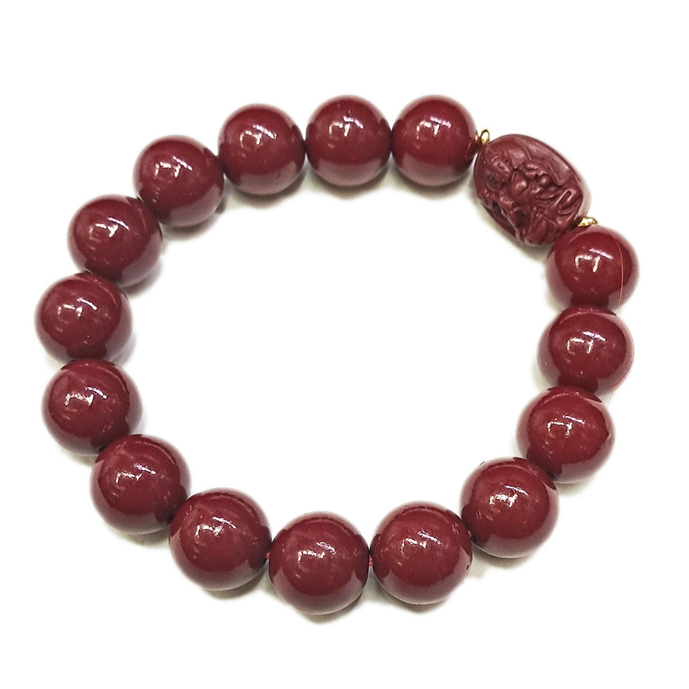 大勢至菩薩{紫金砂 硃砂}手珠12mm【十方】153937