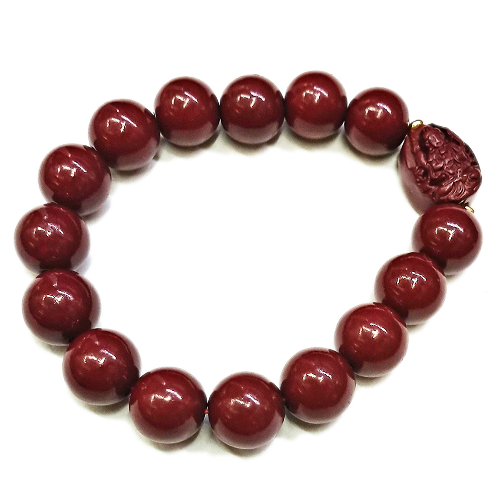 千手觀音菩薩{紫金砂 硃砂}手珠12mm【十方】153938