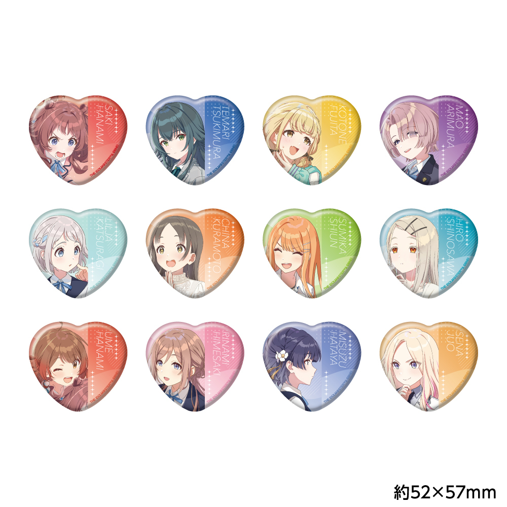 「ACG.GO」「預購」學園偶像大師 心形襟章SET