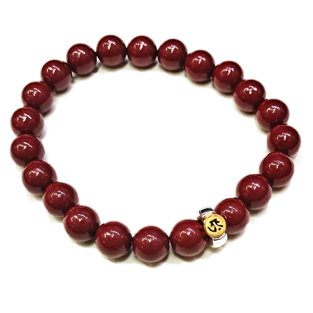 虛空藏菩薩  種子字{紫金砂 硃砂}手珠8mm【十方】153944