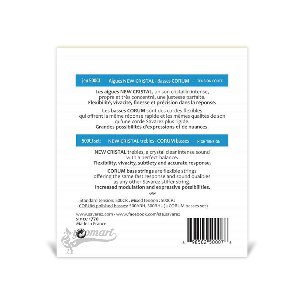 Savarez 500CJ 高張力古典吉他套弦