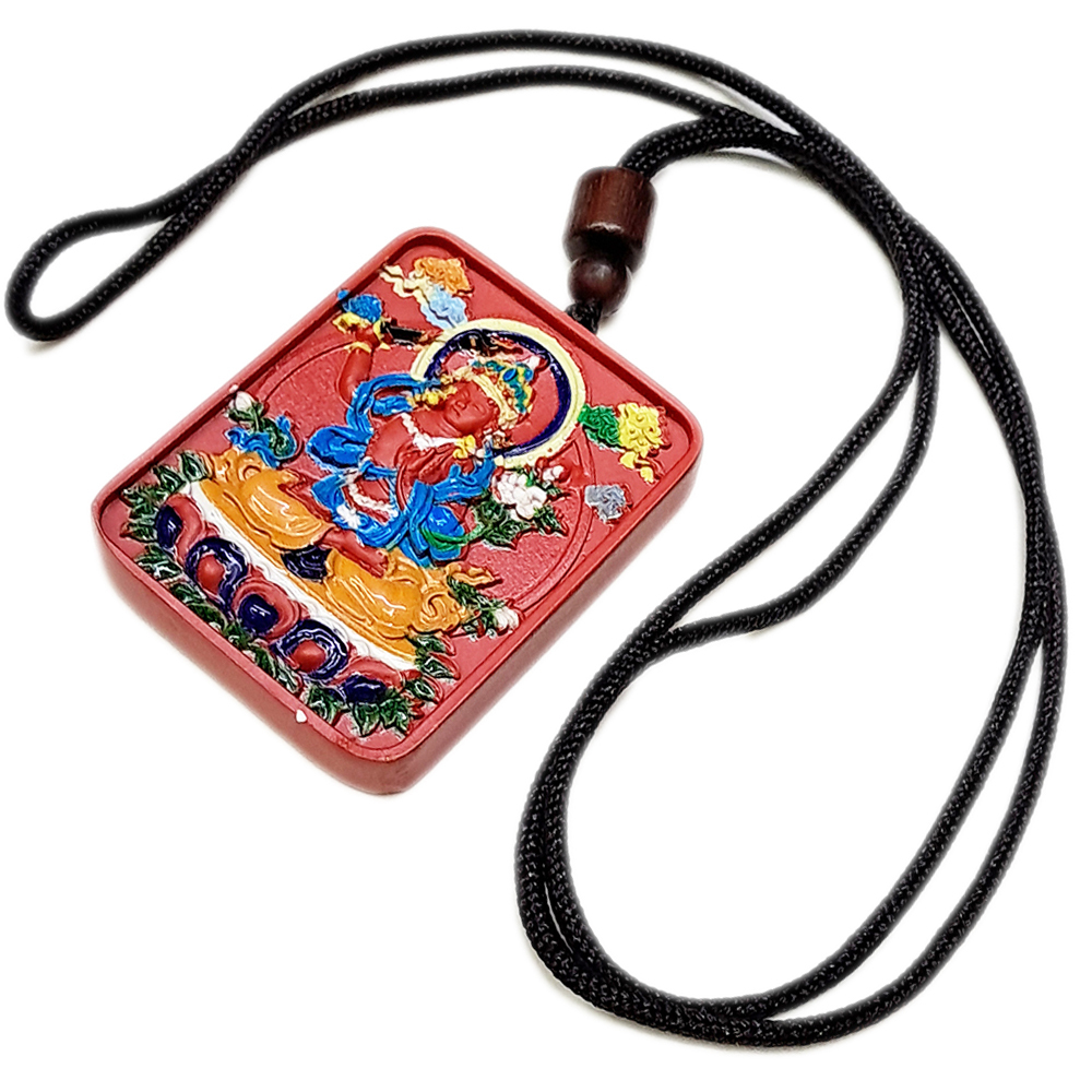 文殊菩薩 彩繪硃砂項鍊【十方】153954