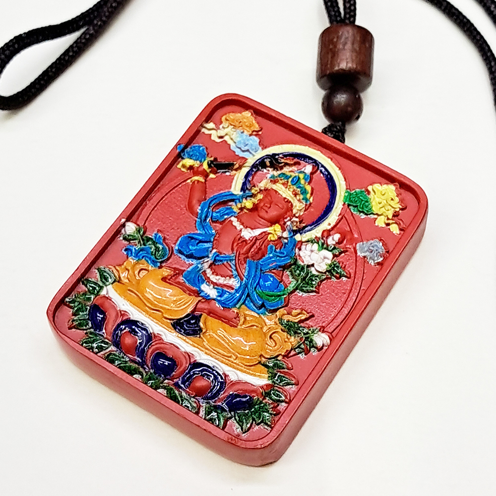 文殊菩薩 彩繪硃砂項鍊【十方】153954