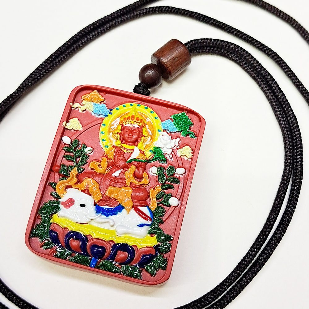 普賢菩薩 彩繪硃砂項鍊【十方】153957