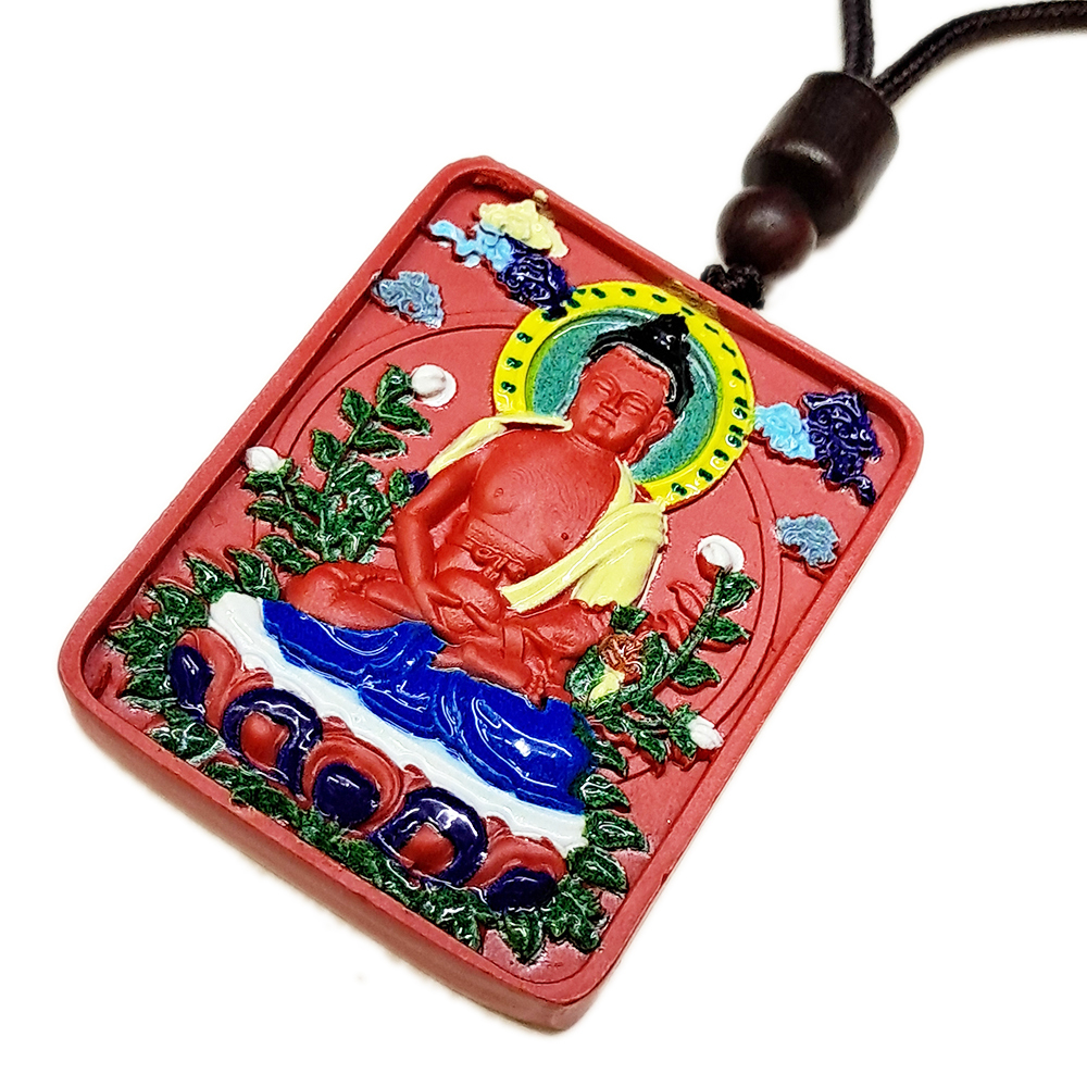 阿彌陀佛 彩繪硃砂項鍊【十方】153958