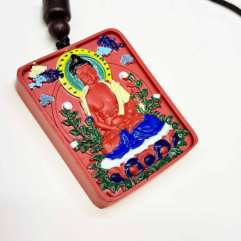 阿彌陀佛 彩繪硃砂項鍊【十方】153958