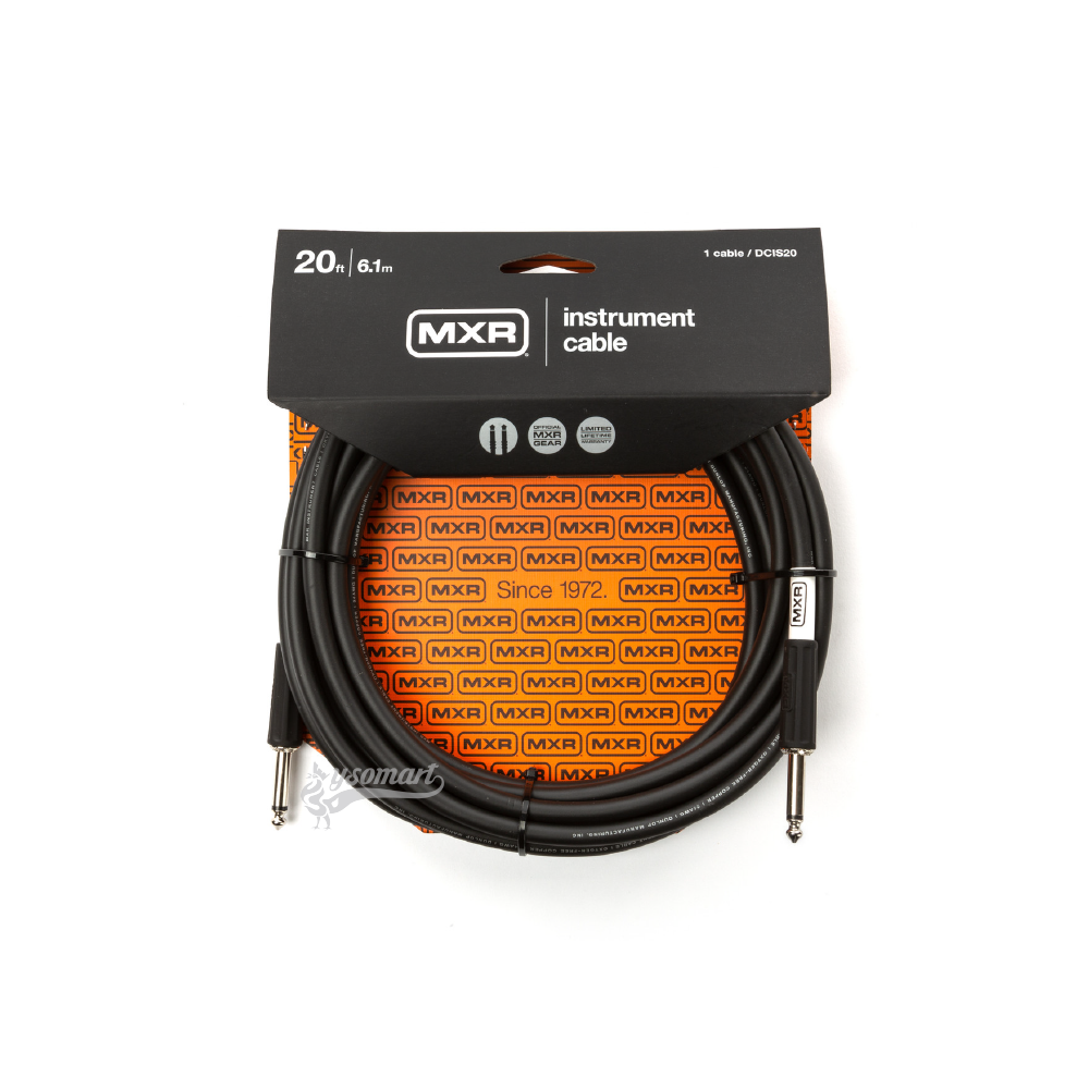 Dunlop MXR® DCIS20 標準20呎導線(直頭/直頭)