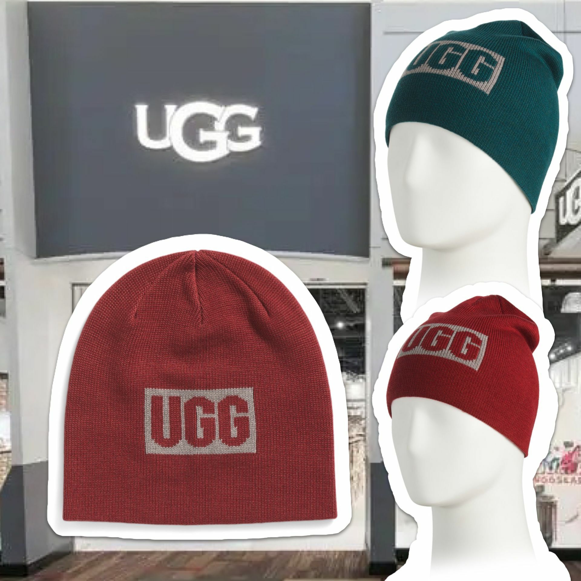 【預購】UGG  Plate Logo G120515 男裝冷帽