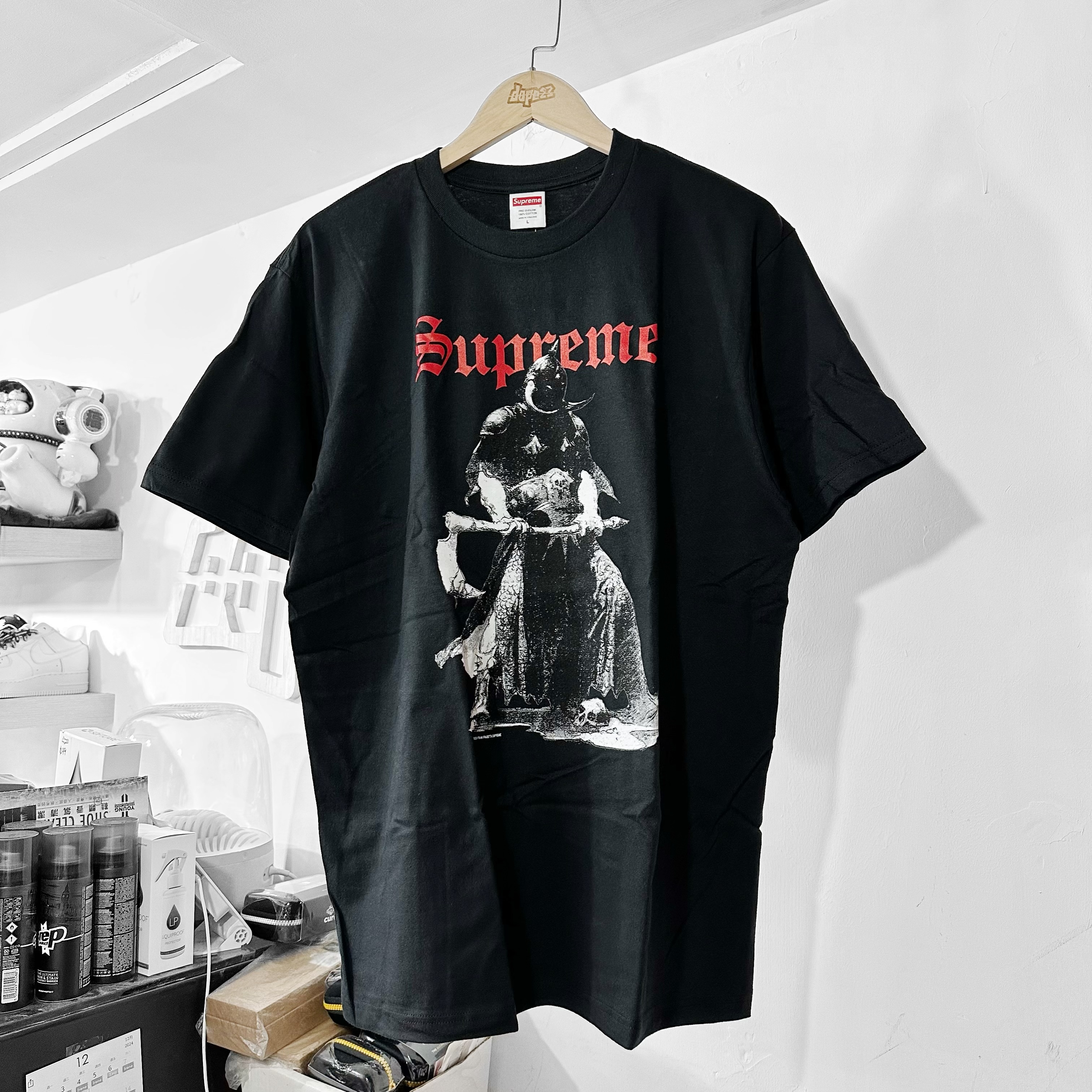 Supreme/Frank Frazetta Destruction Tee Black