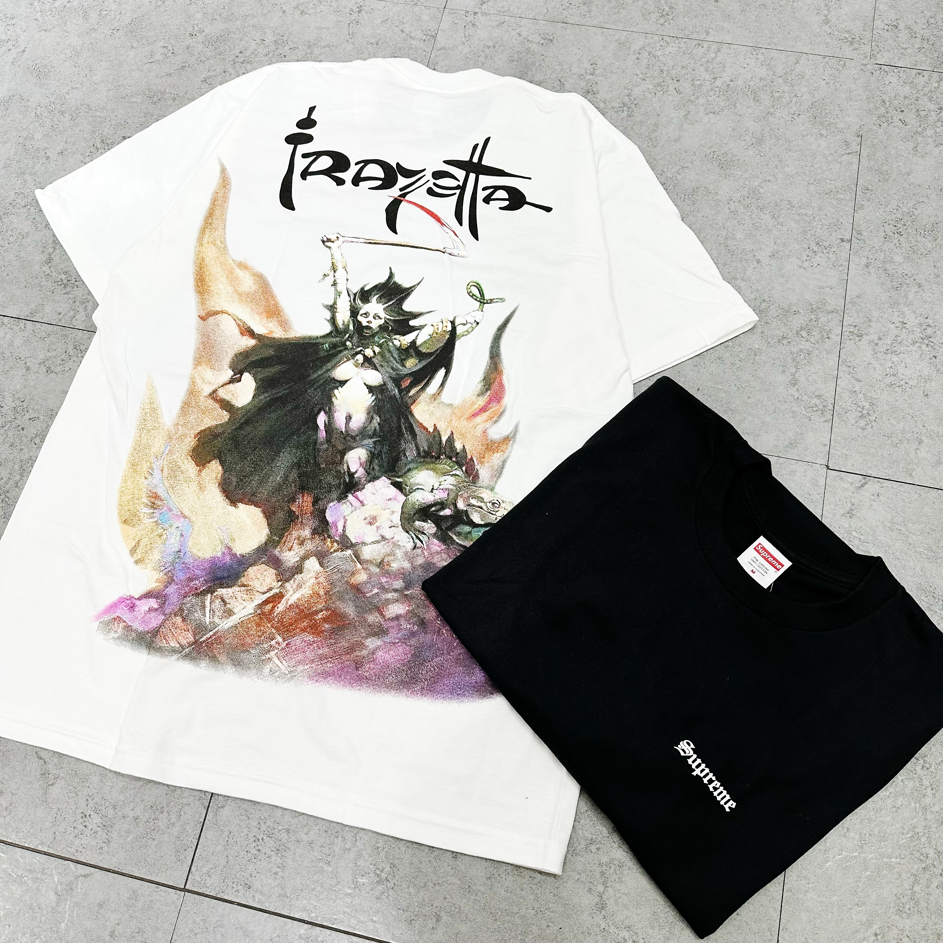 Supreme/Frank Frazetta Woman With Scythe Tee - Shop - S