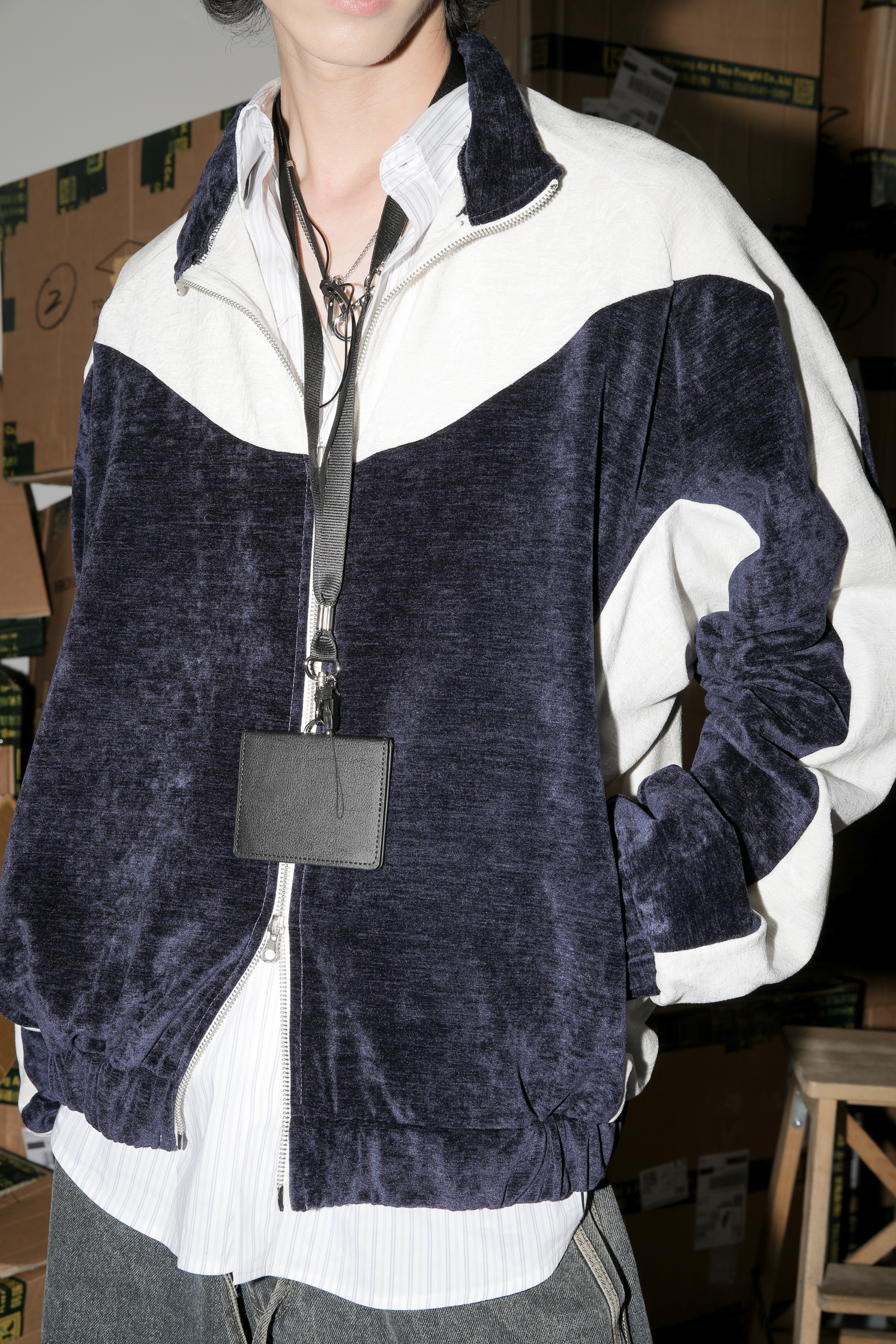 Velour Zip Up #外套