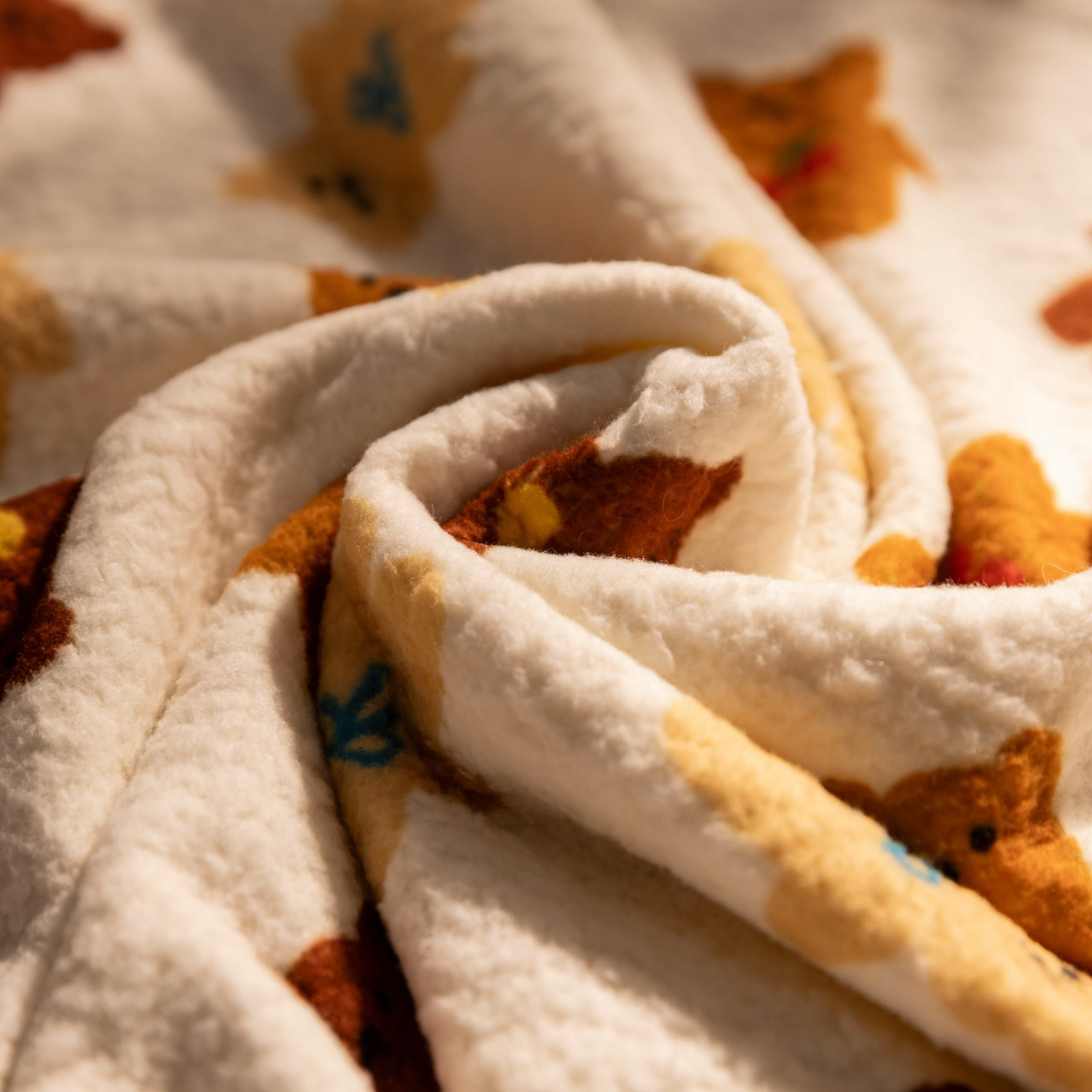 【ℍ𝕆𝕋】暖暖棉軟小熊毯．三種尺寸┃共兩色