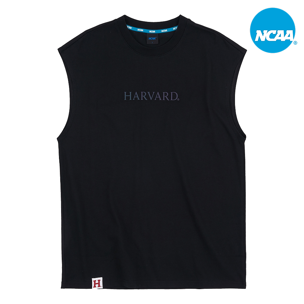 【NCAA】哈佛大學 Harvard 變色龍圓領背心-黑