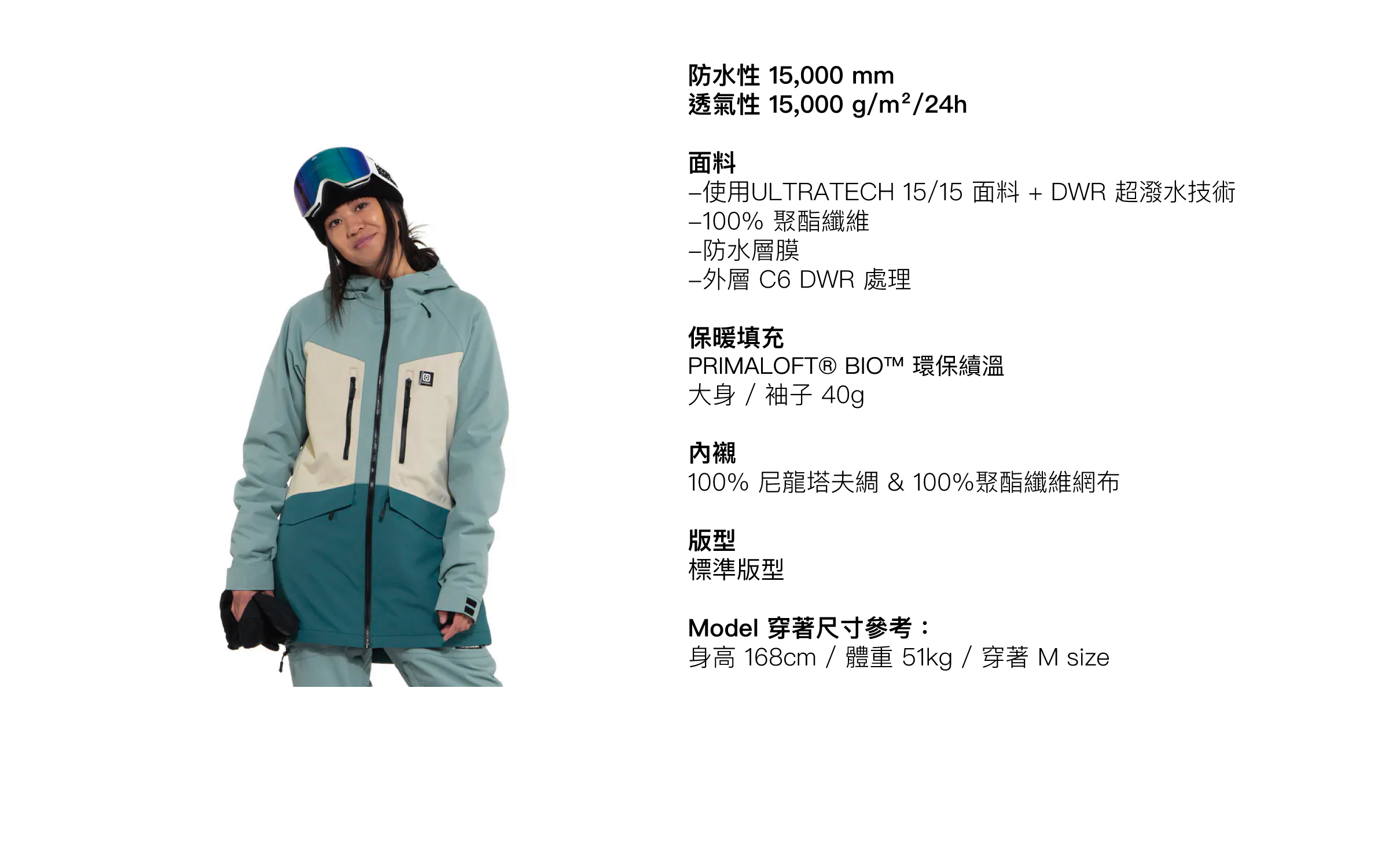 LARRA-II-JACKET 商品描述