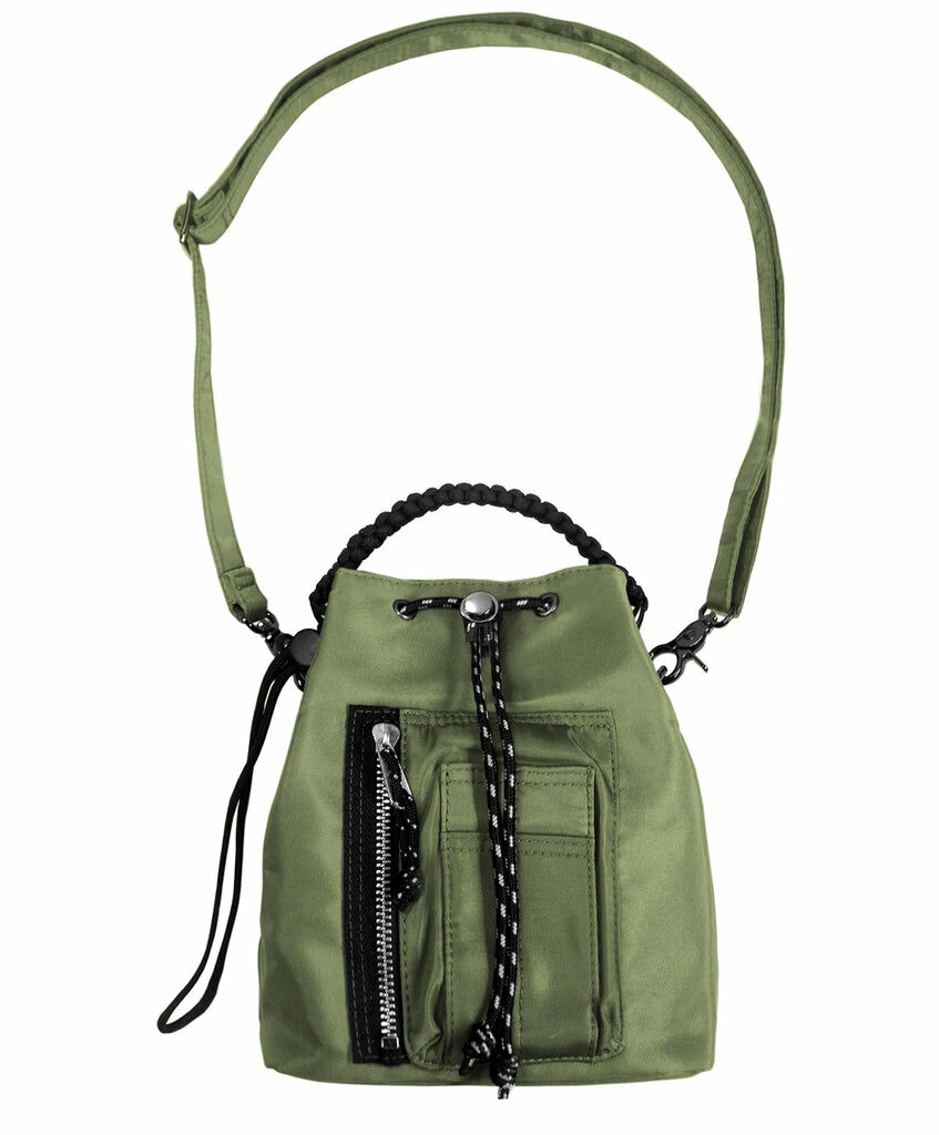 【OMZ x 好用包包 0331】[ZU16] MA-1 MINI SIZE drawstring cross body Bag