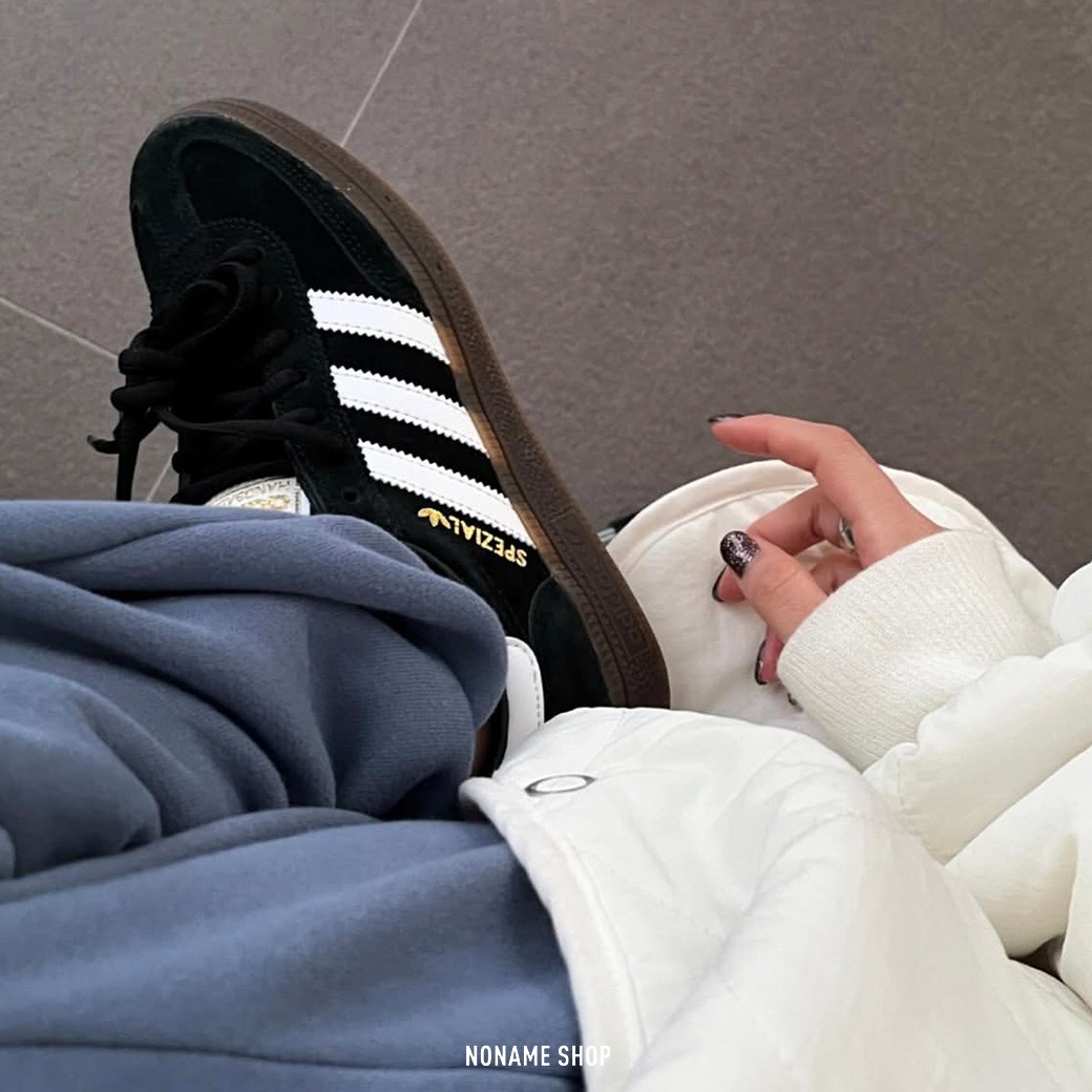 ADIDAS ORIGINALS HANDBALL SPEZIAL 黑白 麂皮  (男/女款)