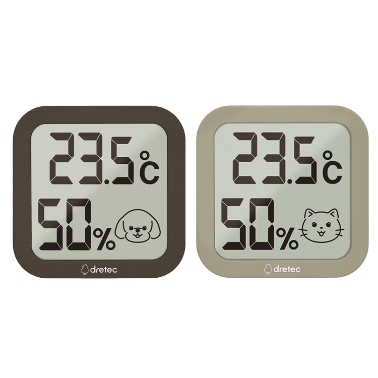 多利科 - 寵物環境溫濕度計【O-443D系列】(貓狗專用)