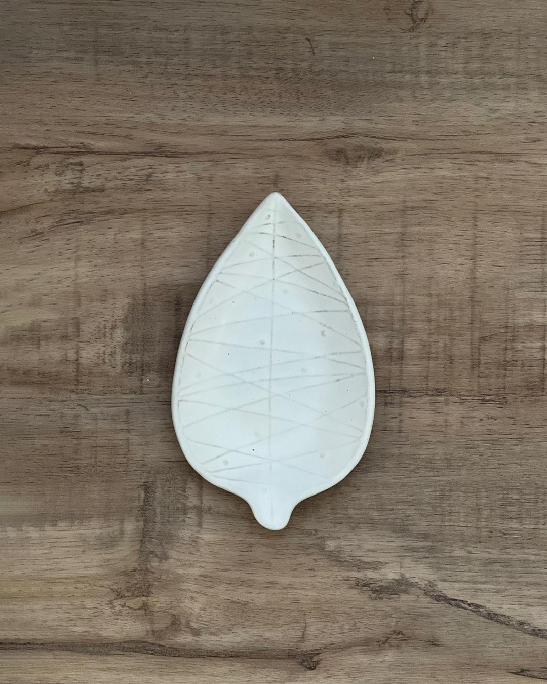 Mashiko ware Birch leaf Small Dish｜Wakasama