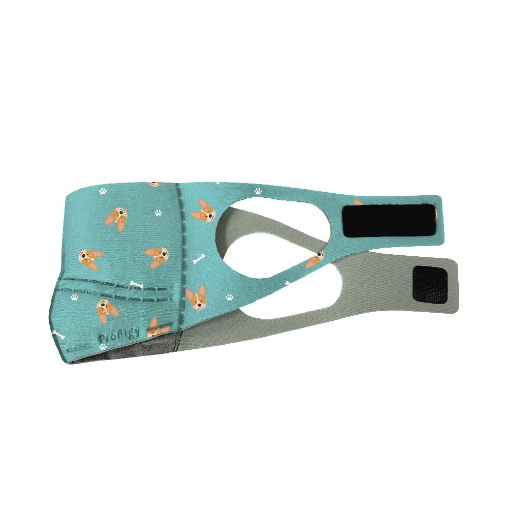 ｜呆萌柯基｜4合1石墨烯蒸氣舒眠眼鼻罩組