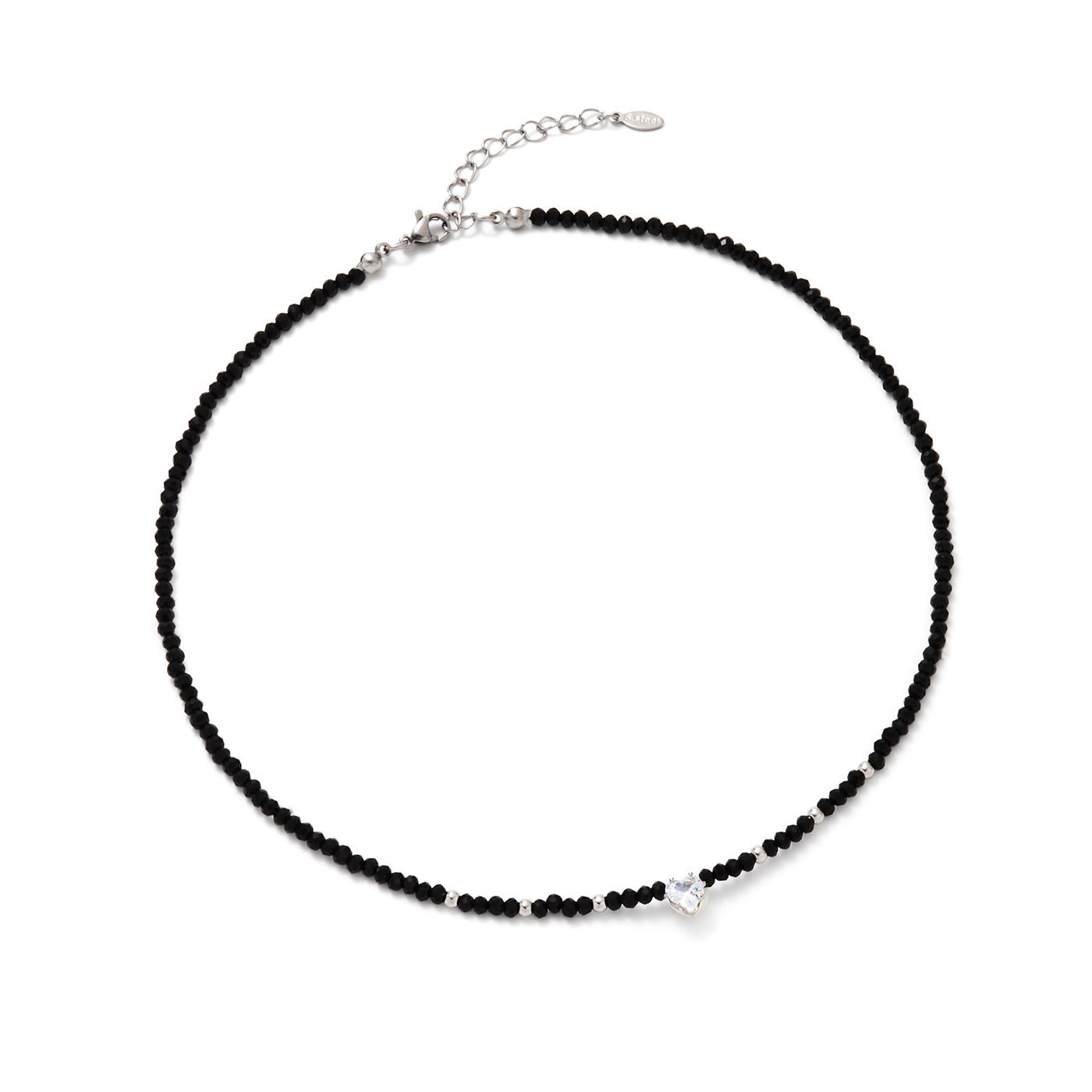 平價飾品,串珠,愛心,鋯石,項鍊