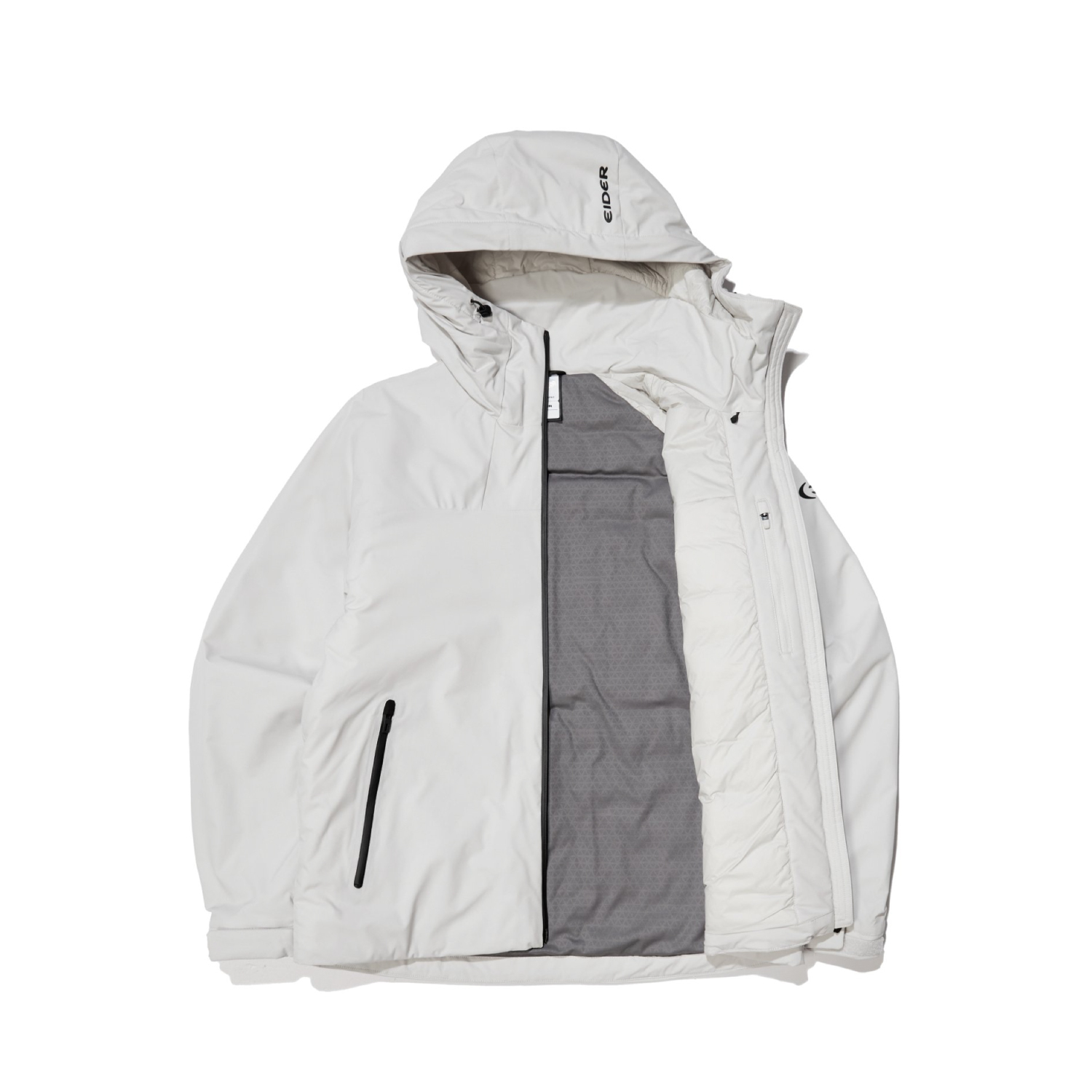 【EIDER】男MOTION FIRST彈力修身羽絨外套/24EDMW24503-[燕麥灰]