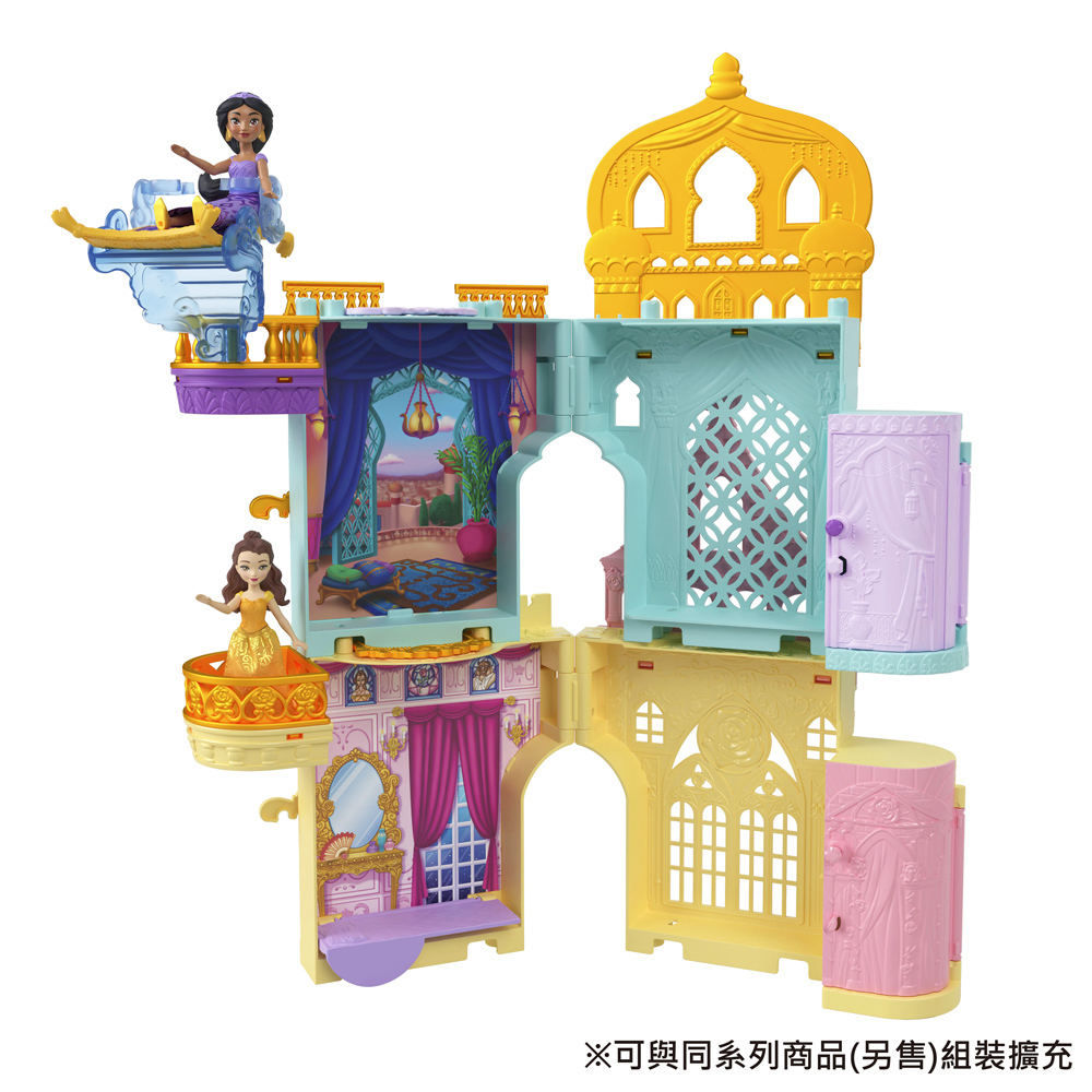 迪士尼公主-迷你公主夢幻故事場景組合(A箱號)