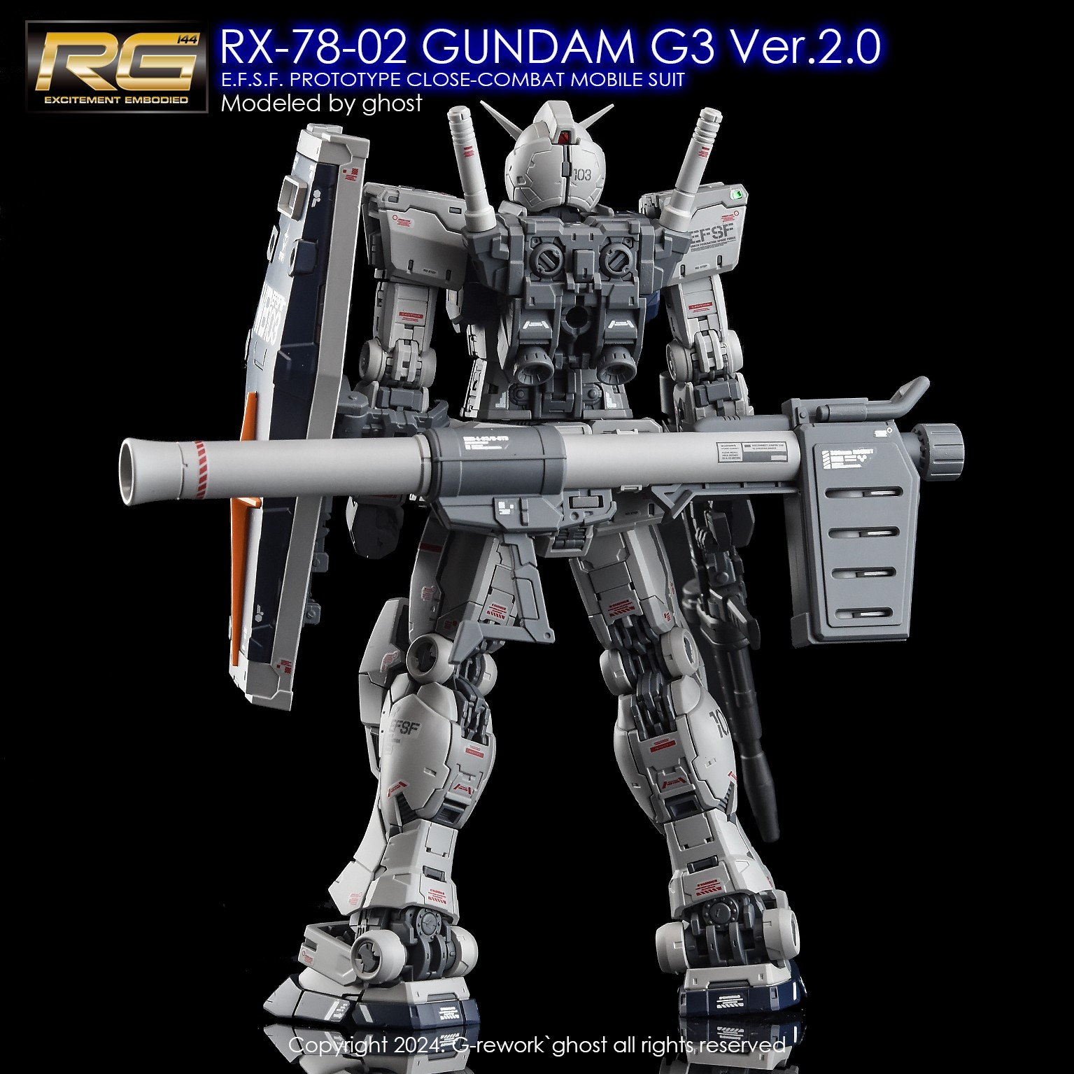 RG] RX-78-2 GUNDAM G3 Ver.2.0