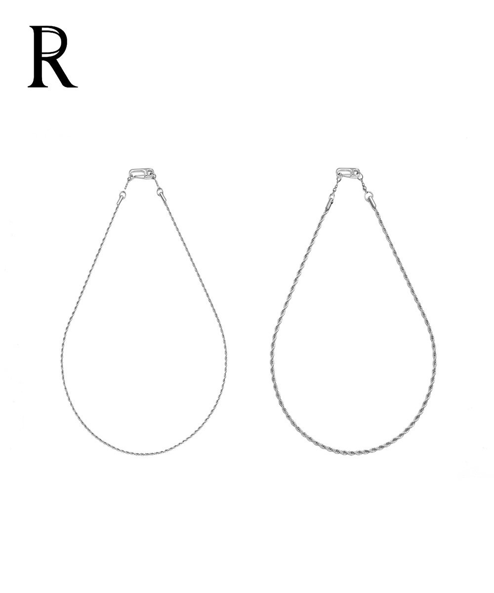 RECOVERY Twist Chain Necklace 麻花項鍊