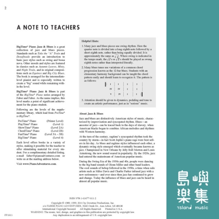 BigTime® Piano Jazz & Blues - Level 4
