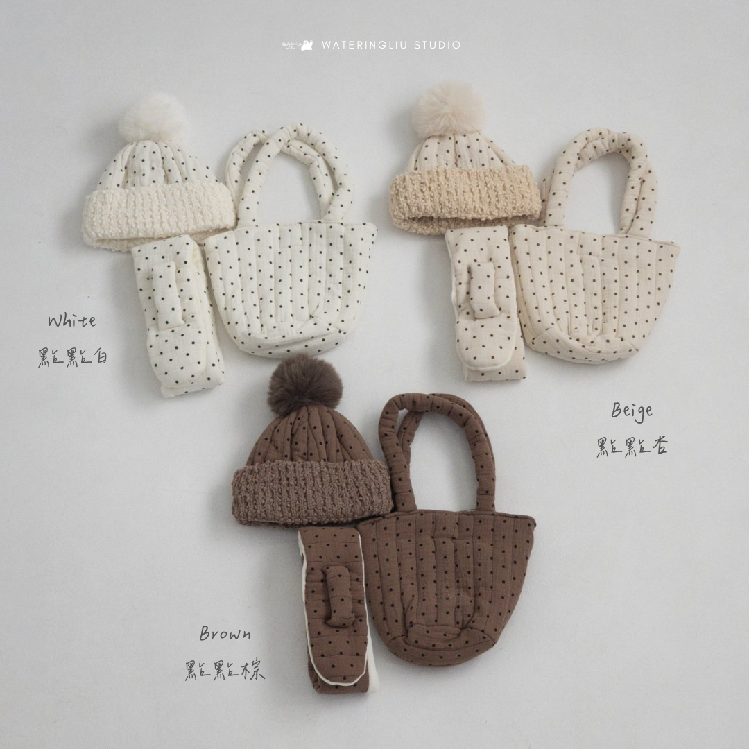 韓國質感選物 - 點點雲朵提袋