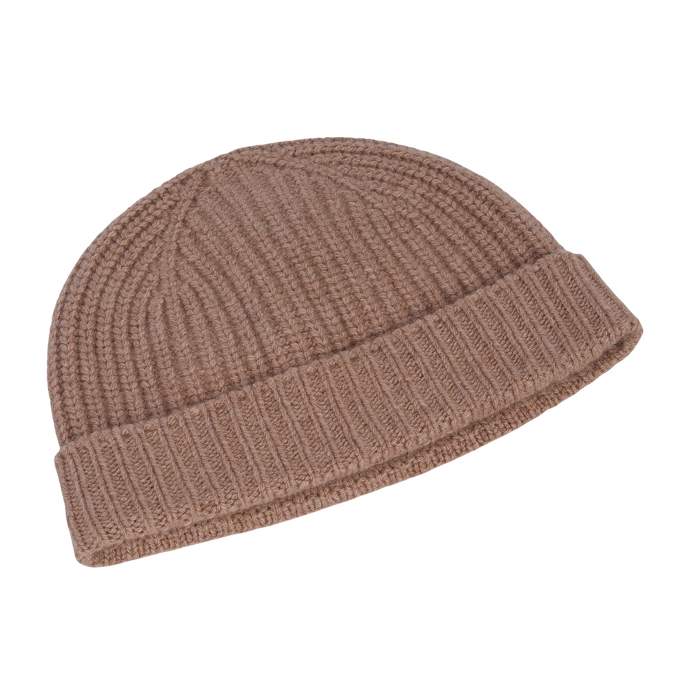 Triomphe 標誌貼飾喀什米爾毛帽(豆蔻粉) 2AA32384D.18MU