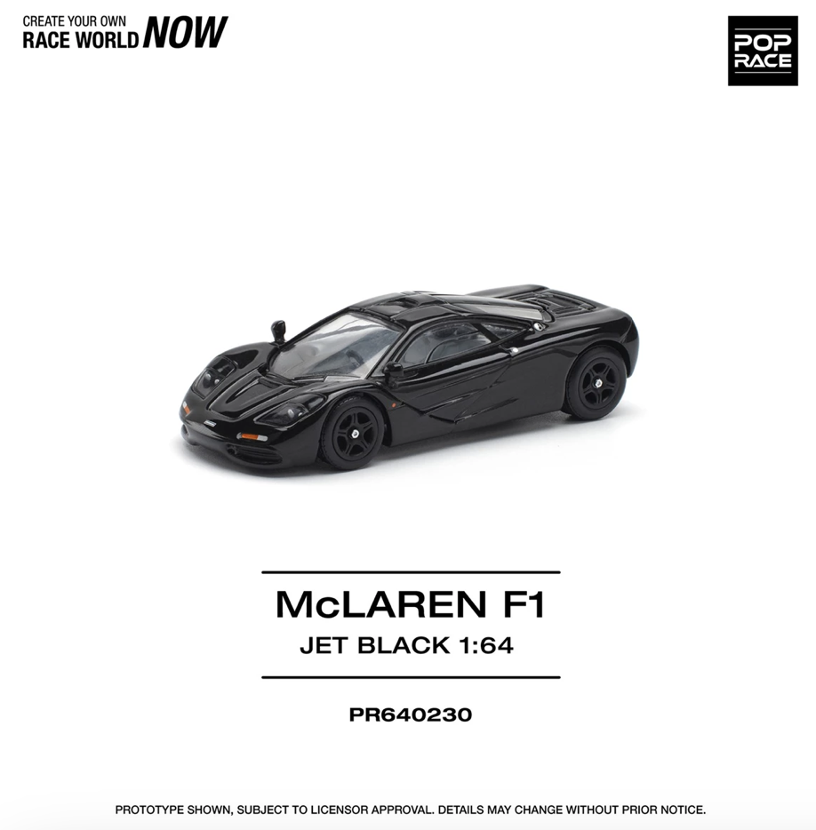 【預訂】Pop Race McLaren F1 Jet Black