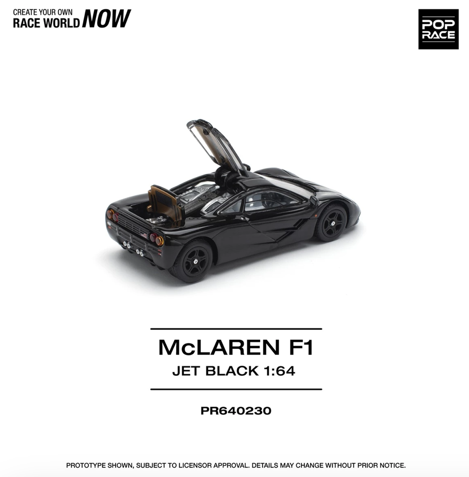 【預訂】Pop Race McLaren F1 Jet Black
