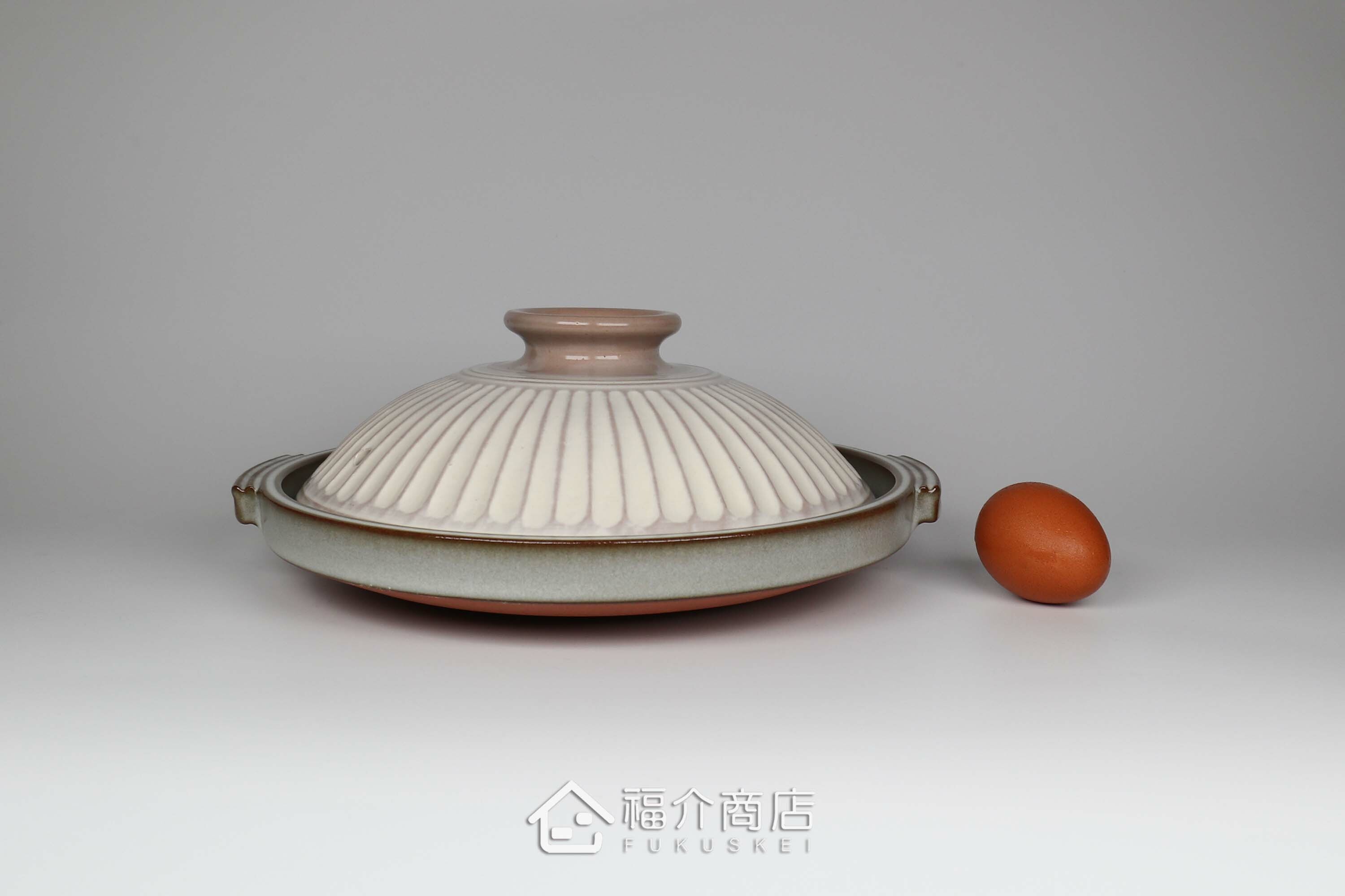 日本製淺型陶鍋