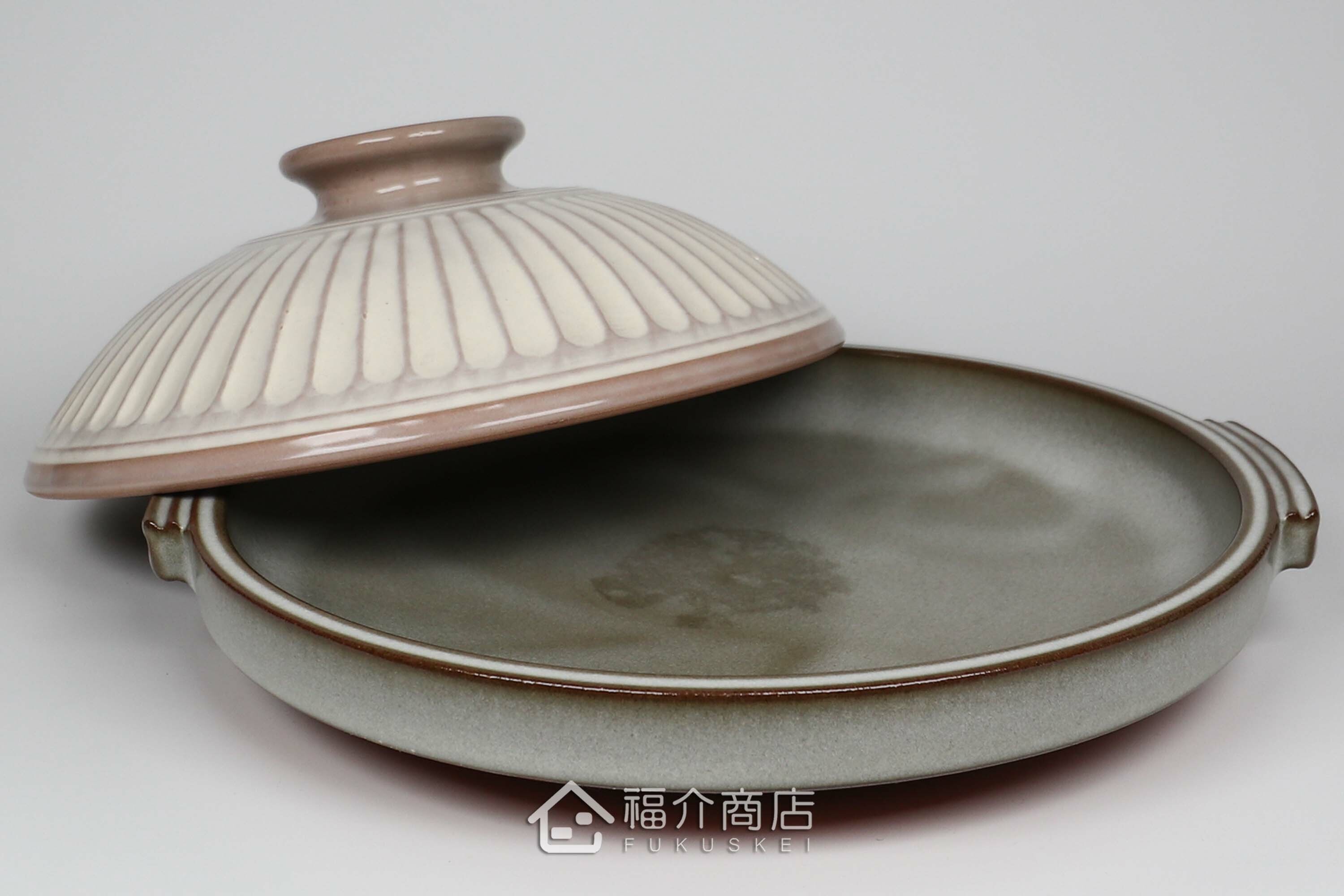 日本製淺型陶鍋