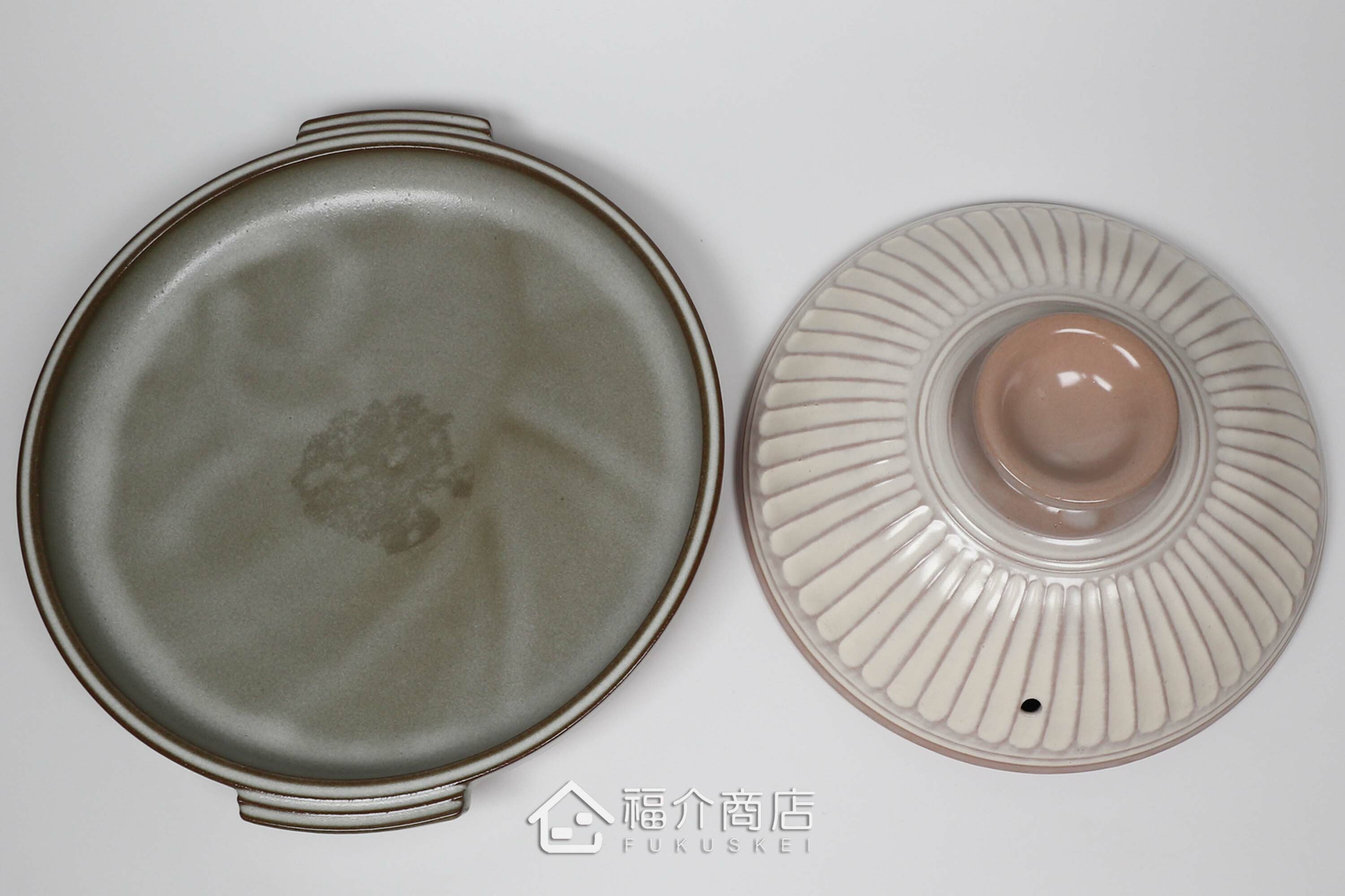 日本製淺型陶鍋