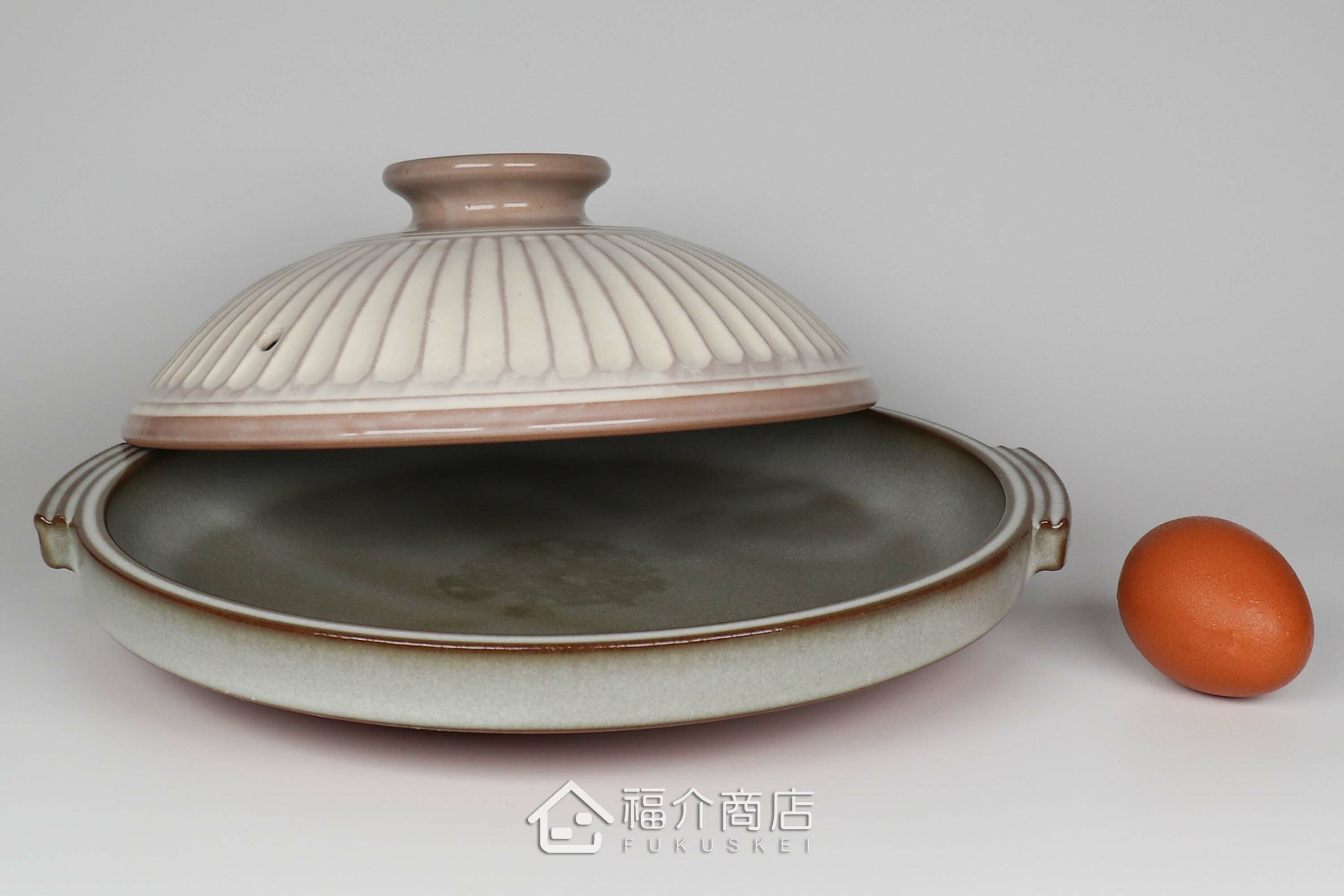 日本製淺型陶鍋