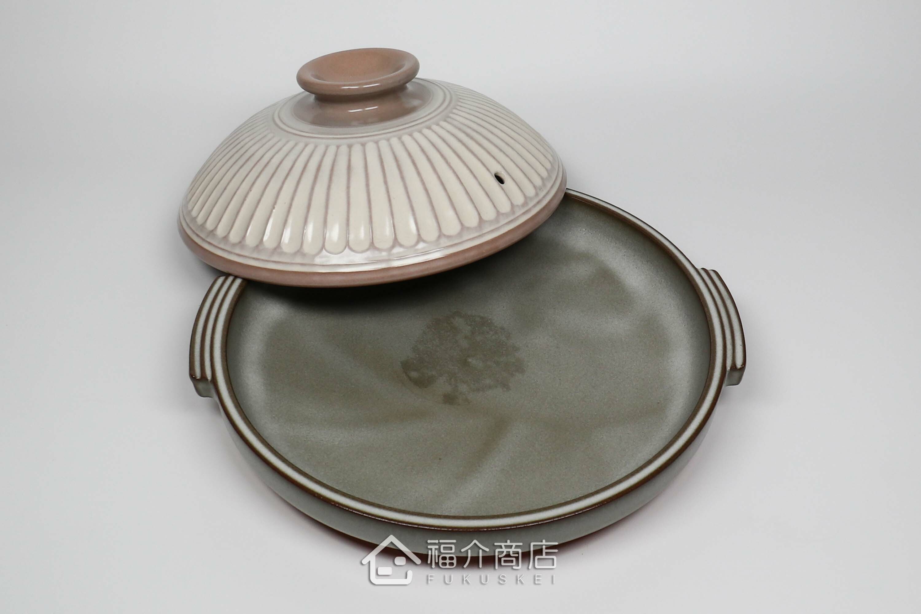 日本製淺型陶鍋