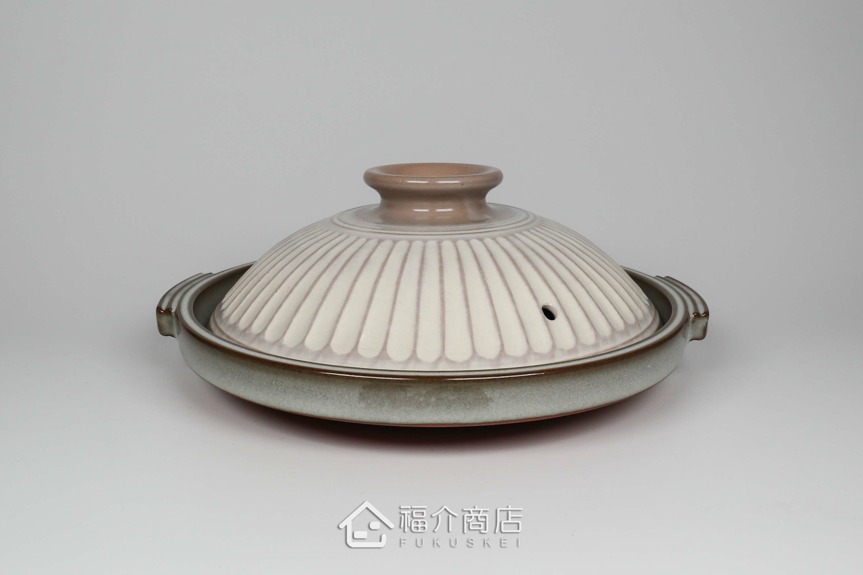 日本製淺型陶鍋