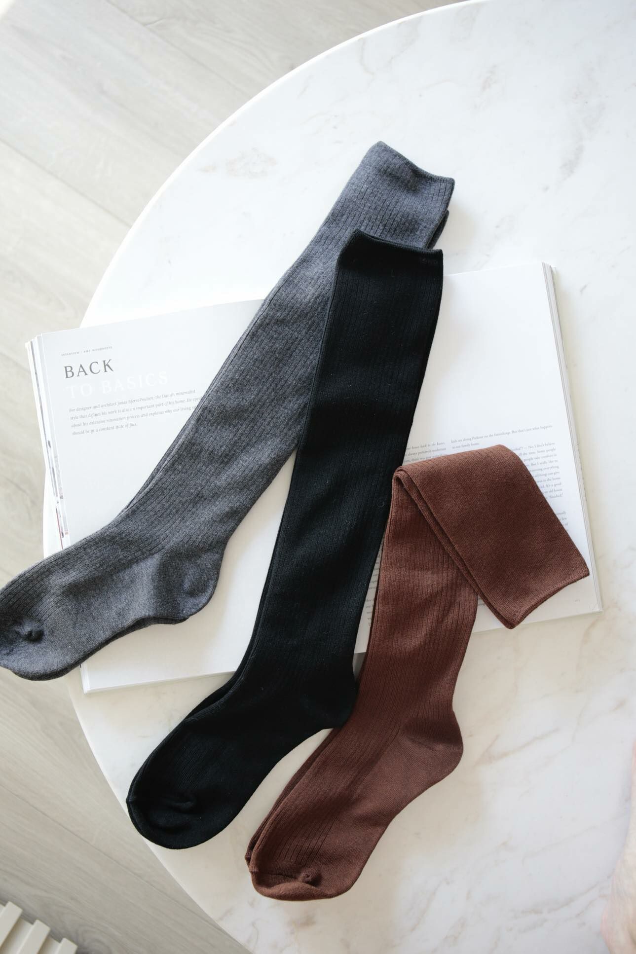 QC29 羊絨高筒襪